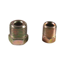 Kit di 35 Raccordi per Linea Freno da 3/16 di Pollice (19 Raccordi) e 1/4 di Pollice (16 Raccordi) per Tubi Della Linea Freno A Svasatura Invertita