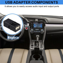 USB Adapter Assembly for Accord CRV HRV Ridgeline 39112TY2A01 39112-TY2-A01 M56175TZ5