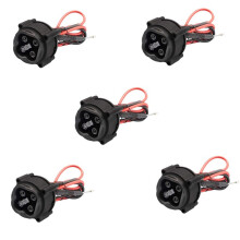 5X for Cart 2008-2010 48-Volt Charger Plug Receptacle JW2-H6181-02 Cart Accessories