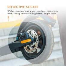 40PCS Yellow Front Rear Wheel Cover Protective Shell Reflective Sticker for Max G30 Scooter Accessories