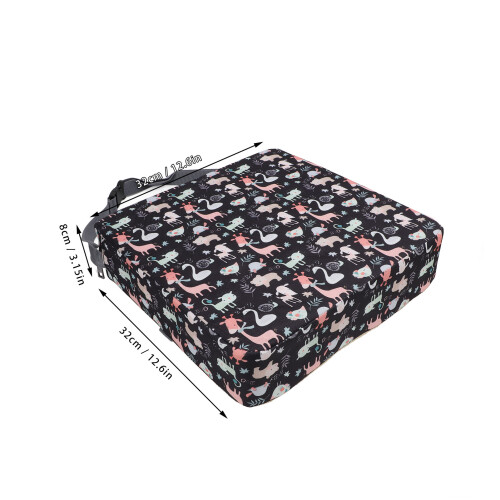 Giraffe cuscino rialzatore resistente all'acqua 32x32x8 cm 1