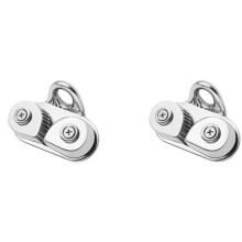 2X Calzas de Leva de Acero Inoxidable Calas de Leva para Barcos Navegación con Guiacabos Canoa Vela Ligera