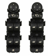 2X Car Switches Left Front Door Glass Lifter Power Window 6554HQ ET100730140 for C5 I and II C8