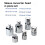 6pcs Ratchet Wrench Socket Converter Sleeve Heads Adapter with Universal Joint Conversion Adapter 5