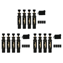 Justerbar Auto-Stop Tire-Deflator Ventil Kit (10-30 PSI) 12 STS Skruvad Däck Air Down Tool för Fordon Motorcykel