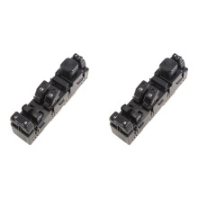 2X 15883322 Interruptor de Elevalunas Eléctrico Principal Delantero Izquierdo del Coche para Silverado 1500 2500 3500