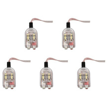 5X Vehicles Auto Car High to Low Impedance Converter Adapter Speaker to RCA
