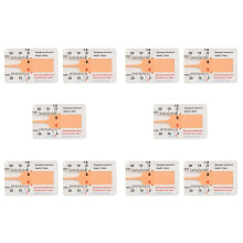 10X Tyre Tread Depth Gauge Car Motorcycle Trailer Van Wheel