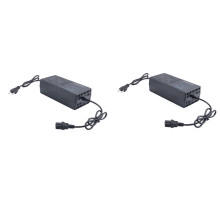 2X 72V 20AH LadegeräT für Elektrofahrzeuge 7 Lichtanzeige Leistungsanzeige Stromauslaufschutz/Vollimpuls EU Stecker