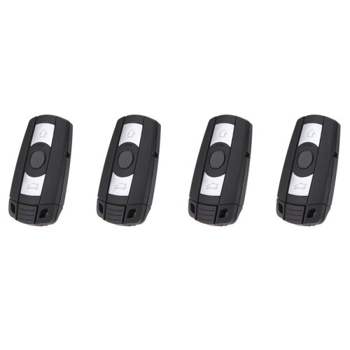 4X Replacement 3 Button  Remote Keyless Key Shell Fob Case for  1 3 5 6 7 E90 E93 E92 M3 M5 X3 X5