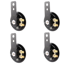 4X 6V Schwarz Montage Elektrische Hupe für Auto Motorrad Lastwagen Fahrzeug