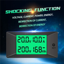3X PEACEFAIR PZEM-025 Digital Batteritestare Dubbelriktad Amperemeter Voltmeter Effekt Energi WattmäTare 300V 50A