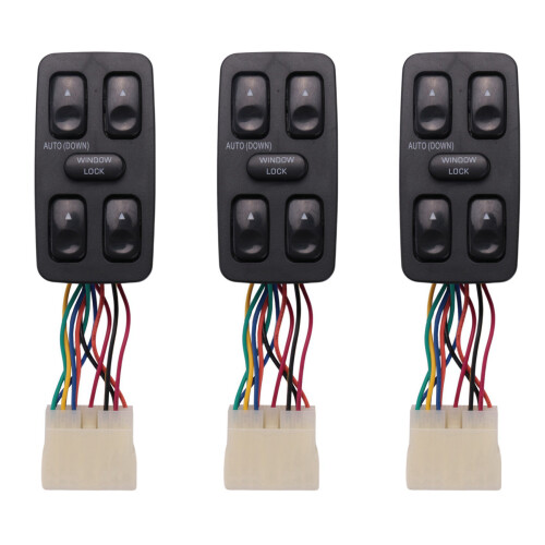3X Front Left Driver Side Electric Power Master Window  9357028001 for 1992-1994   Galloper