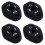 4X 3 Button Remote Key Fob Silicone Case Cover for  E46 E39 E63 E36 E81X5 Z3 Z4, Black 2