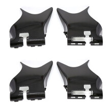 4x Motorrad Hals Abdeckung Seiten Rahmen Schutz Verkleidungs Schutz für Shadow VT600 VT VLX 600 STEED 400