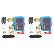 2X Interrupteur de Déconnexion de Batterie à Distance 12 V 240 A, Interrupteur de Mise Hors Tension Automatique, Interrupteur de Télécommande de