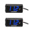 2X Motorcycle  LED Digital Voltmeter Monitor Panel Meter Voltage Tester Reverse Connection Protection 12V-80V 1