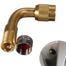 8X Tubo Della Pompa Della Gomma da 90 Gradi, Ugello di Gonfiaggio, Ugello di Prolunga, Gomito, Ugello Della Valvola del Pneumatico, Tubo di Prolunga,