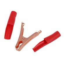 4X Car Alligator Clips Battery Clamps Crocodile Clip 100A Red+Black