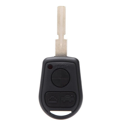 3X Uncut Replacement 3 Button Car Remote Key Keyless Shell Case for  E31 E32 E34 E36 E38 E39 E46 Z3 1