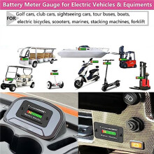 2X 12 V, 24 V, 36 V, 48 V, 60 V, 72 V, LED-BatterieüBerwachungsanzeige, Batterie-Kraftstoffanzeige, Lithium-Ionen-Batterietester