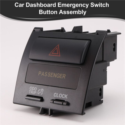 2X Car Dashboard Emergency  Button Assembly Double Flash Button Warning Llight Button for  Vios Yaris 2