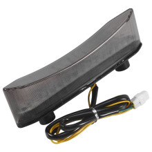 2X Motorcycle LED Brake Light Rear Tail Light Lamp for YZF R1 YZF-R1 2002 2003 Turn Signal Flasher Lamp Black