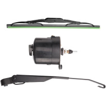 2X 12V Universal-Scheibenwischermotor mit Arm und Blatt für Willys Traktor 01287358 7731000001