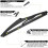 2X 85242-42040 for  RAV4 Rear Wiper Blade 2013-2017 6
