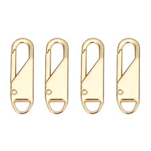 4-pack avtagbara dragkedjor i metall