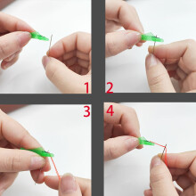 10Pcs Fish-Shaped Plastic Needle Threaders for Hand/Machine Sewing, DIY Crafting – Compatible with Standard Needles