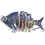 Multi-node Fish Hard Bait, 9g Small Multi-section Bait 1