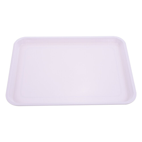 Plateaux de classe en plastique blanc (1 pièce)