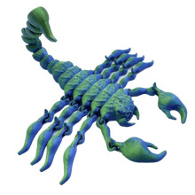 1pc 3D Printing Simulation Animal Model Joint Movable Scorpion Ornament Fish Tank Landscaping Craft