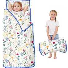 Floral Print Toddler Nap Mat with Carry Bag