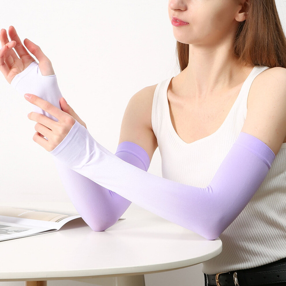 UPF 50+ Breathable Sun Arm Sleeves with Thumb Holes â Unisex, for Gardening, Farming & Sports (1 Pair)