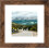 6x6 Wood Picture Frame Deep Brown with 4x4 Mat 1