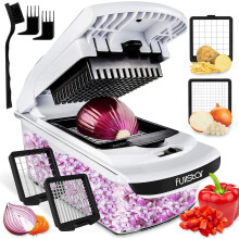 Fullstar Vegetable Chopper and Spiralizer - Food Chopper with Container, Fruit Slicer, Kitchen Gadgets & Accessories, Home Essentials