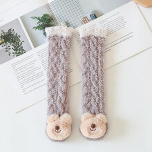 5 Pairs Preemie Baby Terry Cotton Turn Cuff Socks for Newborn Girls Boys, Purple, L