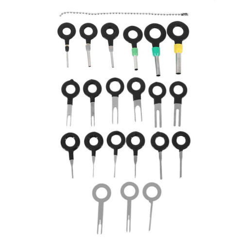 126Pcs Terminals Removal Key Tools Set for Car, Auto Electrical Wiring Crimp Connector Pin Extractor Puller 2