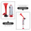 Hand Held Air Horn Red ABS 1 Pack 34 x 5 cm 6