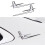 4Pcs Suitable for - C260L E300L C200L Tail Plate Side Car Sticker Accessories Special Type 5