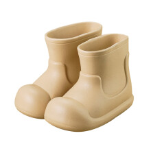 Toddler Rain Boots, Boys Lightweight Comfortable Outdoor Play Shoes for Daily and Outdoor Use,Toddler Boots,Z03 Khaki,4-5 Years