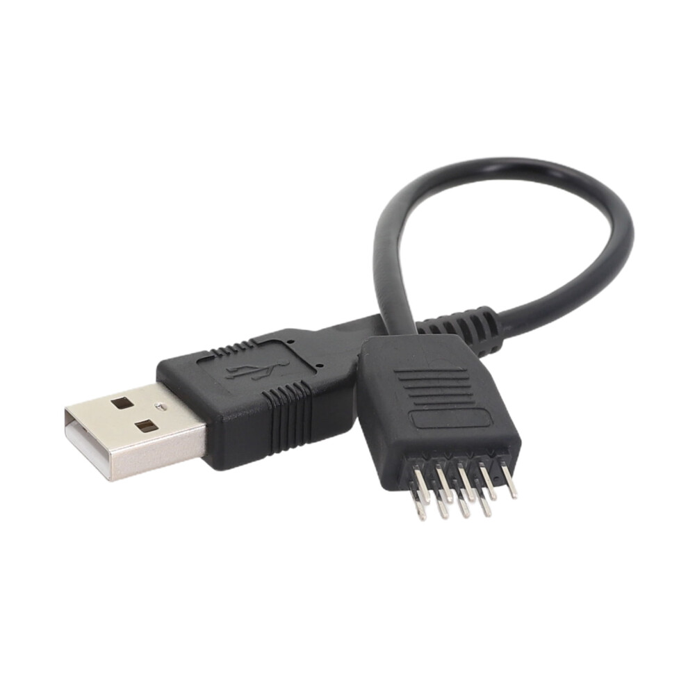 Usb Extension Cable Usb2.0 To 9Pin Connectors 9Pin Male To External Usb A Male Pc Mainboard Internal Data Cable 9083649247686