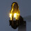 1:12 Luce da parete a specchio, nera 5,8 cm 140 mAh 9