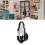 1:12 Luce da parete a specchio, nera 5,8 cm 140 mAh 12