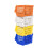 Stackable Foldable Plastic Storage Basket Bin, 9.45x7.47x13.39", for Closet, Living Room, Bathroom, Kitchen, Office 4