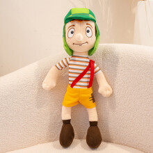 (Green,27cm)El Chavo Kids Plush Doll With Clothing And Accessories For Birthdays Gifts And