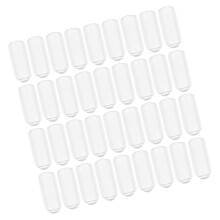 200 embouts de serre-tête en caoutchouc transparent ronds pour la création de serre-têtes à cheveux.