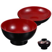 2-Piece Small Japanese Ceramic Soup Bowl Set with Lid, Perfect for Serving Miso, Ramen, and Hot Soups